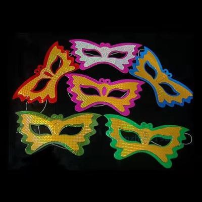 China Halloween Styles Costumed Butterfly Glitter Masquerade Eye Mask Sparkle Party Fairy AA41 for sale