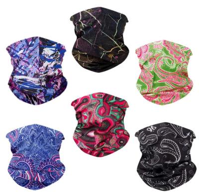 China Comfortable Outdoor Elastic Seamless Bandana Scarf Tube Resistance Sports UV Bandanas AD3853 for sale