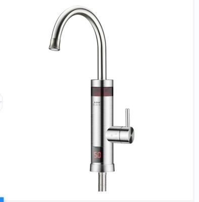 China Professional Sense Faucets Deck Mounted Water Heater Electric Faucet With LED Digital Display for sale