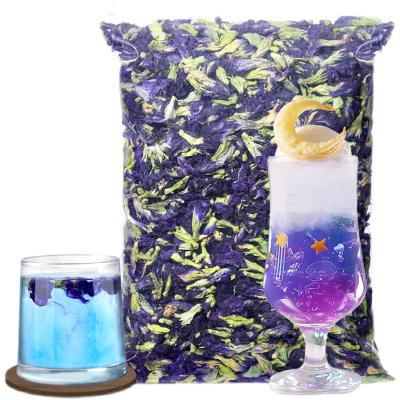 China Loose Tea Wholesale Premium Natural Organic Dry Blue Butterfly Pea Flowers Tea for sale