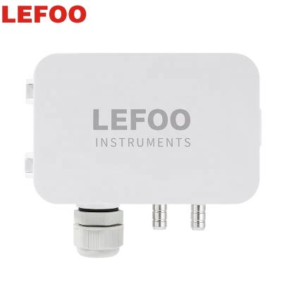 China UL94-V0/ABS Industrial Plastics LEFOO LFM108 4-20ma Engineering HAVC Differential Pressure Differential Pressure Transmitter for sale