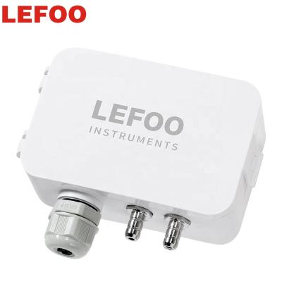 China UL94-V0/ABS Plastics LEFOO Differential Pressure Transducer Industrial Definition LFM108 en venta