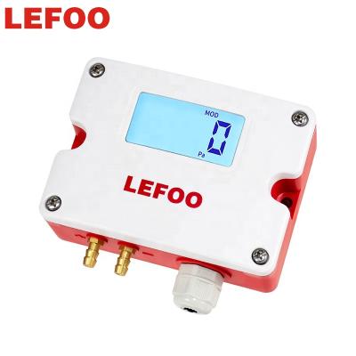 Китай LEFOO Analog LCD Digital RS485 Display Output Air Pressure Differential Transmitter Low Pressure Differential Sensor LFM51 продается