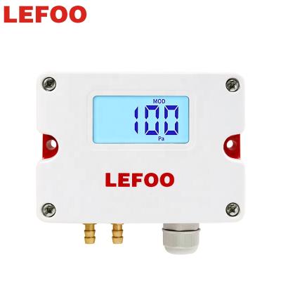 China LEFOO Air Pressure Transmitter Differential Pressure Sensor Transducer For Isolation Room LFM51 à venda