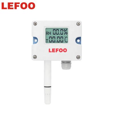 China LEFOO Temperature Humidity Transmitter 24VDC Supply Temperature Transducer RS485 LFH101 for sale