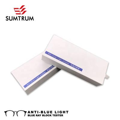 China Test Blue Light Blue Light Test Card Anti Smoked Glass Access Box for sale