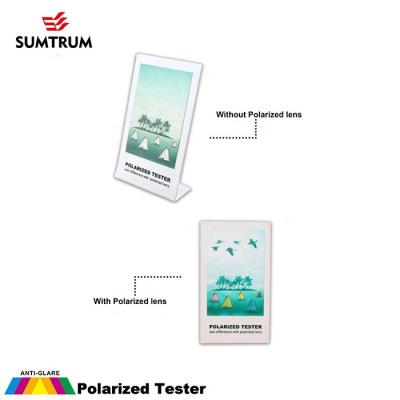 China Multi-Color Model with Rainbow Effect Polarized Lens (Like Rainbow) Polarized Lens Tester with Acrylic Display - Boat for sale