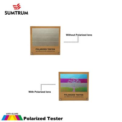 China Multicolor Model with Dual Lens Polarized (Rainbow-Like) Polarized Test Card with Customized MDF Display - TREE for sale