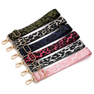 China New Leopard Print Jewelry Accessories Women Accessories Crossbody Bag Jacquard Single Shoulder Diagonal Span Adjustable Crossbody Bag for sale