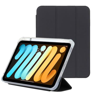 China Shockproof Leather Stand Case New Arrival PU Case Tablet Case for iPad mini6 with Pencil Slot for iPad mini6 for sale