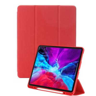 China iPad Pro 12.9 Inch 2018 2020 Stand Case PU Tablet Back Cover Leather Shockproof Case for sale