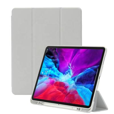 China iPad Pro 12.9 Inch 2018 2020 Stand Case PU Tablet Back Cover Leather Shockproof Case for sale