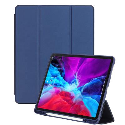 China iPad Pro 12.9 Inch 2018 2020 Stand Case PU Tablet Shockproof Leather Protective Case for sale