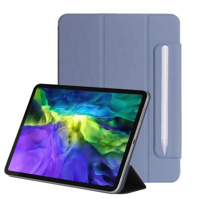 China Ultra Thin Leather Ultra Thin Pencil Stand PU Cover Smart Case For iPad Pro 12.9 2018 2020 for sale