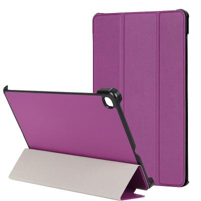 China Leather Tri Folded Case Tablet Case For Samsung Galaxy Tab S6 Lite SM-P10/P615 Stand Case for sale