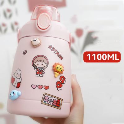 China PORTABLE Cute Vacuum Stainless Thermo Mug Thermo Cup Thermocup Thermal Water Bottle for sale