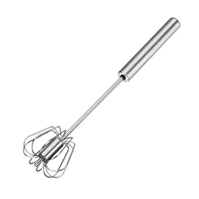 China Viable Factory Wholesale Stainless Egg Beater Hand Power Household Egg Beater Stainless Egg Beater for sale