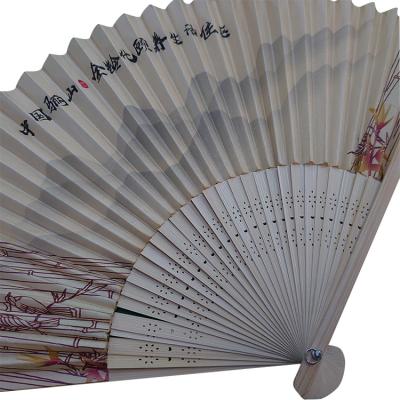 China Brand New Mini Refillable Africa Paper Custom Plastic Personalized Bamboo Foldable Hand Fan for sale