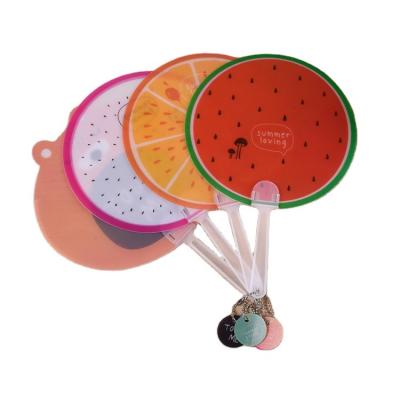 China Personalized Custom Africa Refillable Portable Plastic Mini Promotion Paper Hand Fan for sale