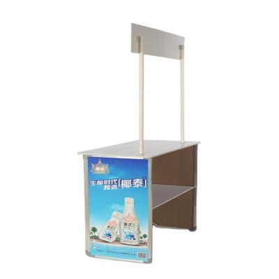 China Poratble Good Quality Factory Promotion Counter Advanced High Quality Promotion Office Customized Promotion Sample Table for sale