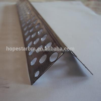 China 90 Degree Wall Angel Metal Building Materials Drywall With Hole Galvanized Corner Bead Metal Corner Bead for sale