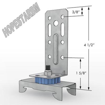 China Galvanized Steel Sound Insulation Clip / Galvanized Steel Accessory for sale