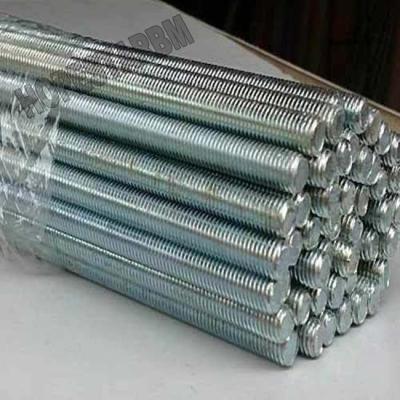 China M6-M 48 Iron Steel High Tensile Grade 4.8 Full Thread Stud Threaded Carbon Steel Rod DIN975 Thread Rods for sale