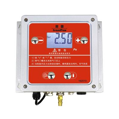 China Workshop Ip56 Large Automotive Backlit LCD Display Automatic Tire Inflator Machine With Audible Warning for sale