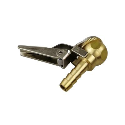 China High Quality Ball Foot Metal Chuck Lock-On Clip Tire Chuck for sale