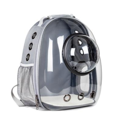 China Portable Breathable Durable Pet Pack Carrier Travel Carrier Small Animal Space Cap Transparent Pet Bags For Pets for sale