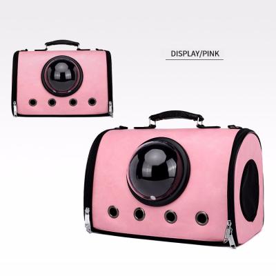 China Fashion Cat Dog Carriers Bag Comfortable Easy To Use Suitcase And Breathable Customized Pet Handbag Suitcase for sale