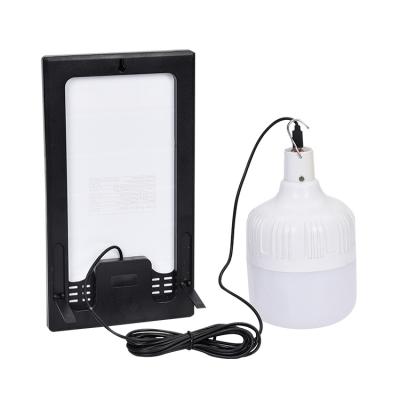 China High Quality Outdoor Led Warehouse Emergency Light Bulbs 20W 30W 40W 50W Rechargeable Solar Light Bulb for sale