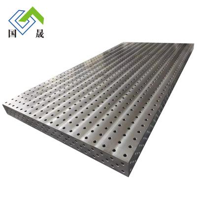 China Cast iron/DIN St52-3/Steel fixture three-dimensional compactor cast iron set table flexible welding platform for sale