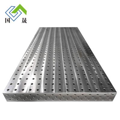 China Cast Iron/DIN St52-3/Steel Three-dimensional Precision Casting 3D Flexible Table Welding Platform for sale