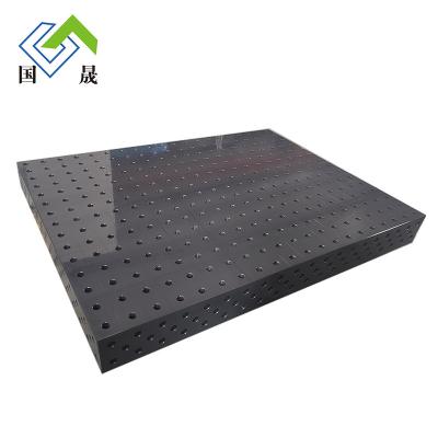 China Cast iron/DIN St52-3/Steel fixture three-dimensional compactor cast iron set table flexible welding platform for sale