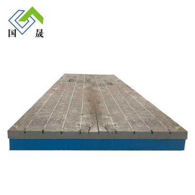 China Durable Cast Iron Surface Plate Test Platform Grinding Plate Assembly for sale