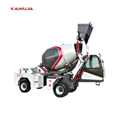 China Hydraulic 2m3 Auto Concrete Mixer Truck Mounted Concrete Mixer for sale