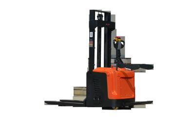 중국 Standing On Electric Stacker Electronic Power Steering 1-2t Up To 3.6m 판매용