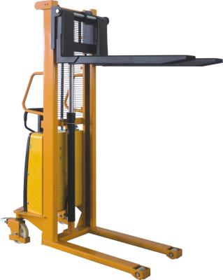 Китай Semi Electric Stacker, 1t/1.5t/2ton load , high-strength mast extended 3m продается