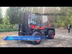 3.5T Back Hinge Rough Terrain Forklift Perfect for Tough Environments