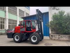 5.0T Short Rough Terrain Forklift Lifting Height 3~6m