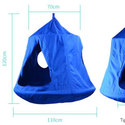 China Safe Kids Hanging Chair Swing Tent Sets 1-2 Kids Outdoor Home Mosquito Net Parachute Swing Sleeping Camping Hanging Bed for sale