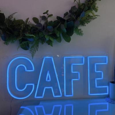 China Vivid And Clear Office Cafe Led Neon Lights Custom Neon Signs For Business Store Cafe Wall Decoration for sale