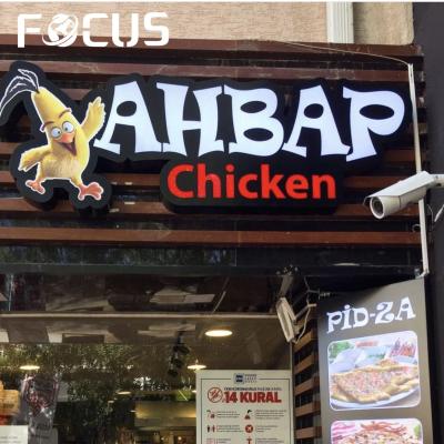 China Exterior Buildings Lights Sign 3D Logo Custom Metal Led Channel Wall Mounted Letters For Store Shop Business for sale