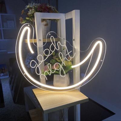 China Small Indoor USB Neon Sign Lamp 5V Good Night LED Neon Lights Signs For Bedroom Decoration for sale