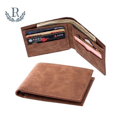 China Waterproof Custom Design Mens Wallets Leather Bifold Debit Card Case for sale