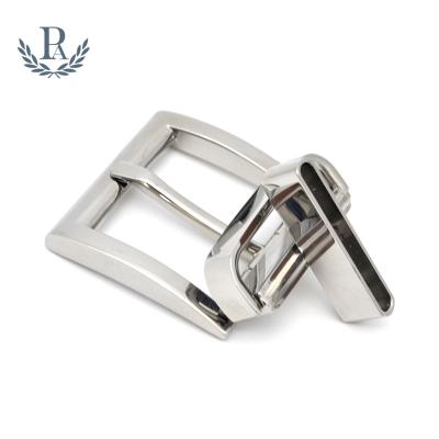 China High Quality Stainless Steel Silver Pin Mirror Europe Manufacturers Reversible Belt Buckle for sale