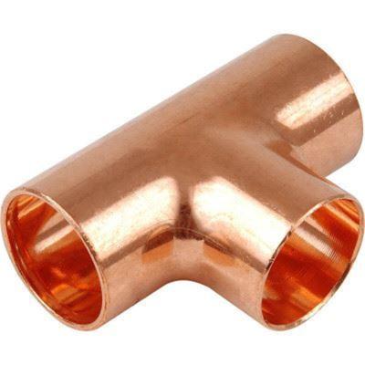 China ANSI JIS DIN Standard Copper Nickel Equal Tee with Custom Logo for Threaded Connections for sale