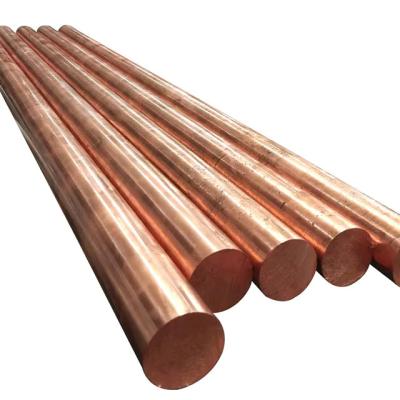 China 99.9% Purity Customized Straight Copper Bars / Rod  C11000 C10200 for sale