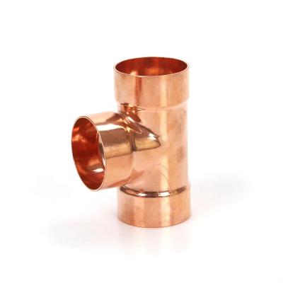 China Industrial Grade Copper Nickel Equal Tee for Pipe Connections for sale